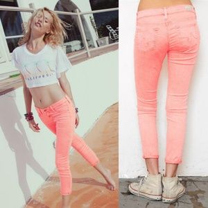 AG The Stilt Cigarette Leg Skinny Jeans. USA